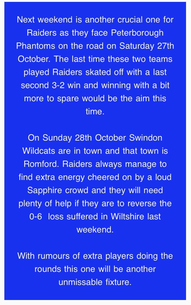 Raiders_IHC's tweet photo. Raiders emails detailing the next 2 weekends #RaidersHockey #ReadClosely https://t.co/wE78WFZfOp