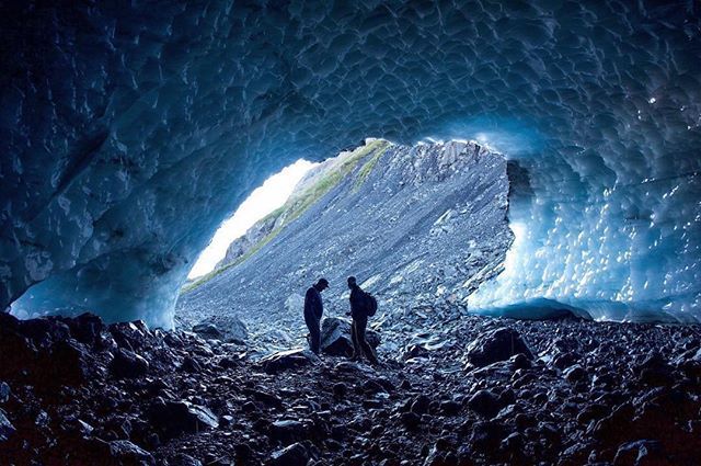 Akrunners's tweet photo. So happy that I can call Alaska my home. There are just so many things to see and do and I want to do it all!  Here’s a photo from a few weeks ago taken at Byron Glacier. This was the largest ice cave that I’ve ever been in. #Repost @ak_beck
・・・ https://t.co/QtwcJq8SjH https://t.co/EH1bQbaWbV