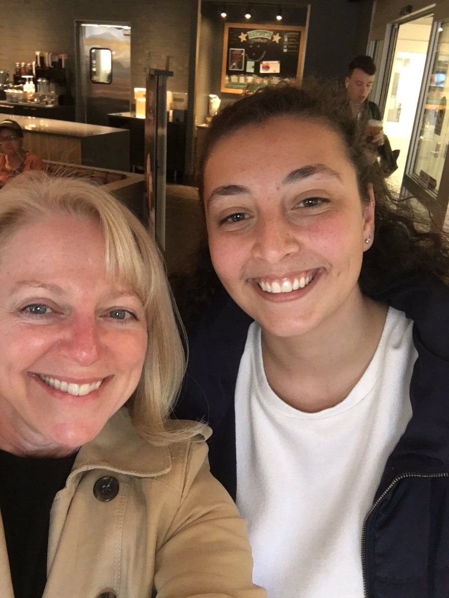 MDYoungLEAD's tweet photo. Just had coffee and a great conversation about the Politics of Educ with my wonderful @uva undergrad research assist @trill_sarah A great way to end the week! #meadmoney @UVaCurry @EdLeadUva @ucea #USOAR https://t.co/8KzjmKteOP