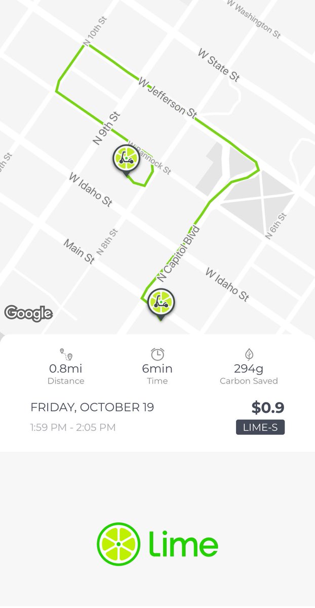 ellauer's tweet image. Check out my latest ride with #Lime.
Use referral code RLQ45Q7 to sign up and receive $3 ride coupons when you ride.