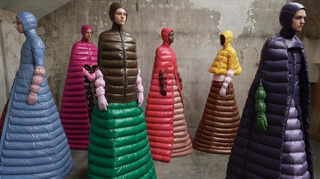 Wanderset's tweet photo. UGLIER THAN THOU: @Moncler x #PierpaoloPiccioli
These Fall puffers prove we are addicted to #memewear
https://t.co/sWQjgxAJAX

#uglierthanthou #moncler #highstreet #troll #streetwear https://t.co/5gW1AzvIx7
