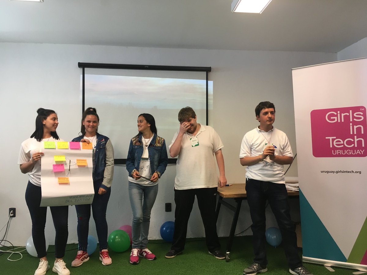 PatriciaBAg's tweet photo. Comenzaron los pitch finales en #hackatonGiT los equipos presentan sus proyectos al jurado https://t.co/LxoCYkk3cF