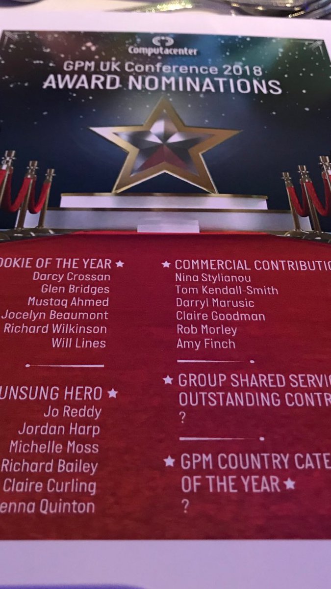 kstav5's tweet photo. Gutted 2 have to leave before the awards good luck to all the nominees #CCGPM conf @dpitt_75 @Gray0007 @AlexBurman2 let me know who wins! https://t.co/Lb5Wrol6zu