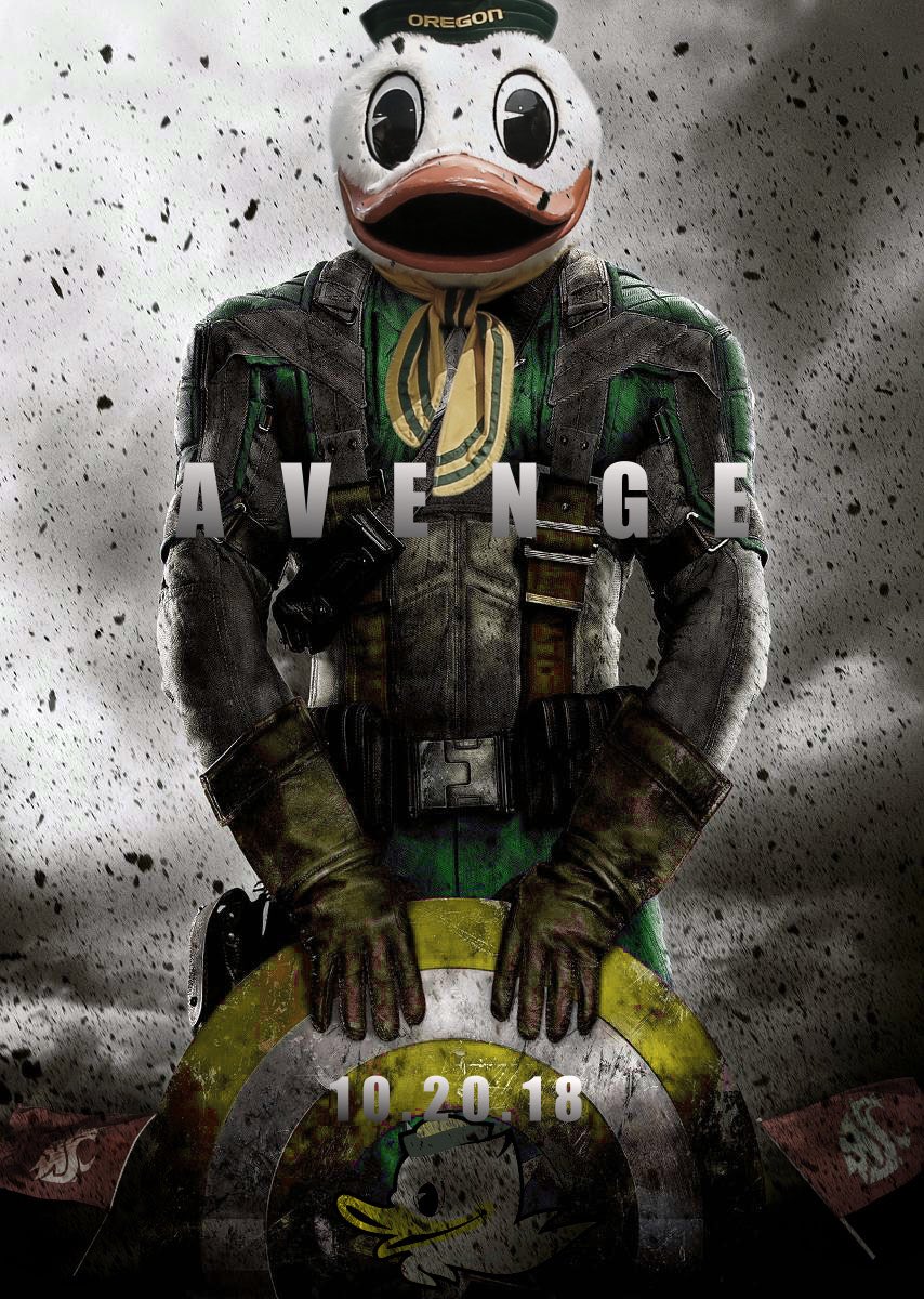 UOSportsNetwork's tweet photo. “We have a plan. Attack!” @oregonfootball @TheOregonDuck @ESPNCFB #GoDucks #MoviePosters https://t.co/3i9Thhua2Q