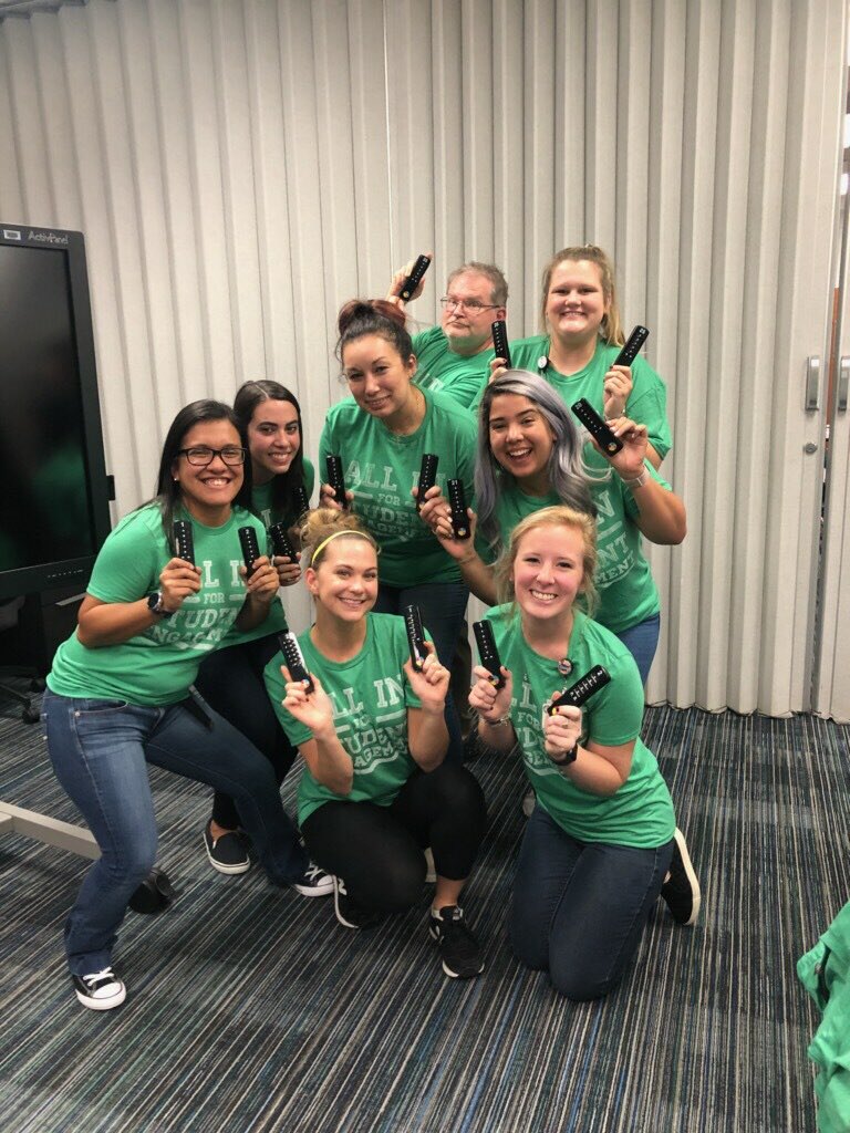 MrsTiffanyCFISD's tweet photo. So excited for new technology! Thank you so much @kstockton02 and @ALL_In_Darren for presenting and letting us learn about @allinlearning! SO excited to use this next week!! #CFISDSpirit #BeALieder #LeopardsShine #NoMoreGrading https://t.co/gEXeeJ4nIh