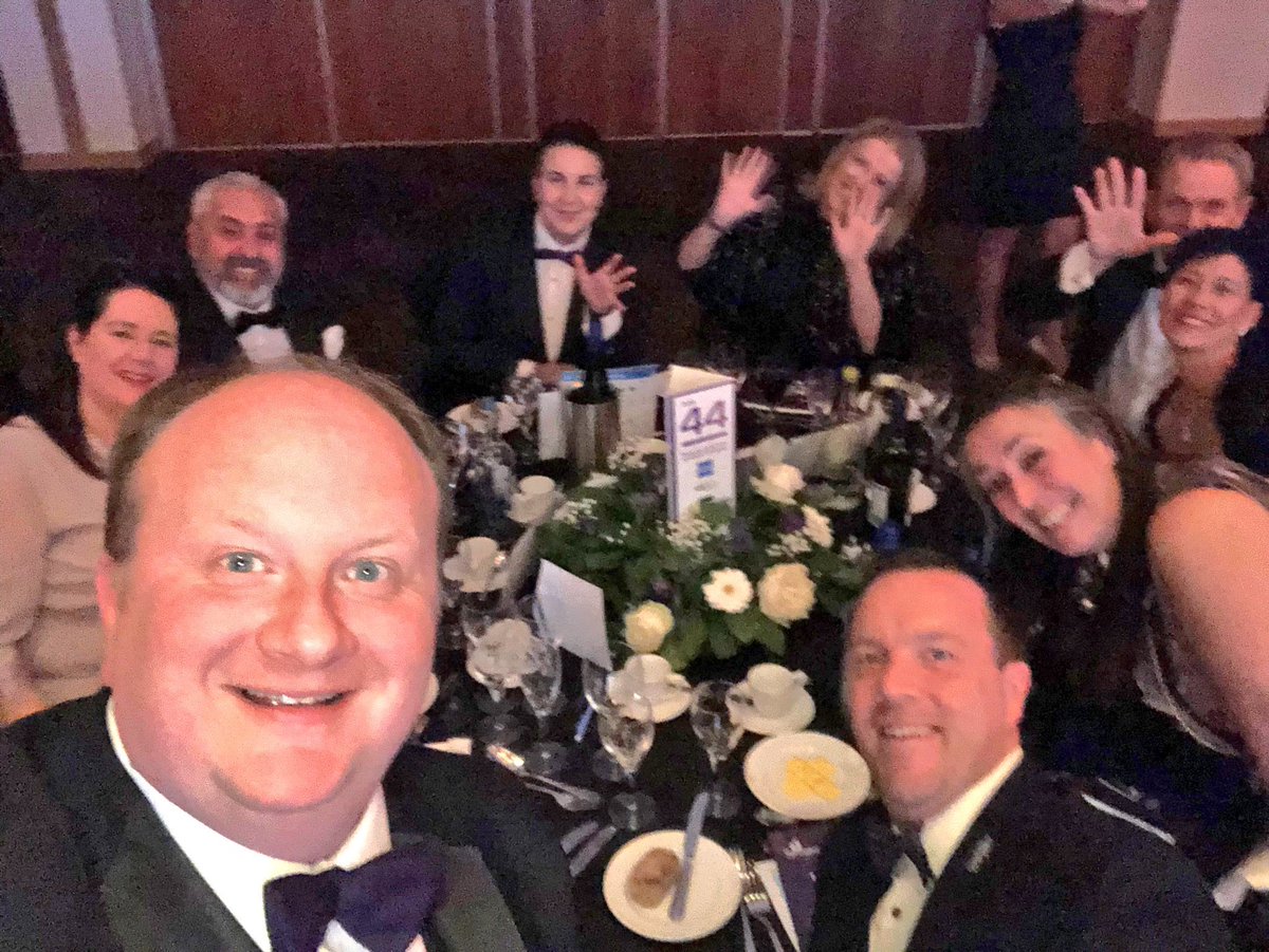 Chefben1975's tweet photo. Having a lovely evening @Springboard_UK #SpringboardAwards with @samcoulstock @MdUmbrella @monica__or #tableselfi #fabcrowd https://t.co/CeBvogZf6q