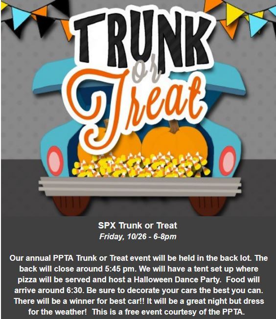 bsheeran23's tweet photo. Trunk or Treat next Friday 10/26!  #GoChargers  #WeBelieve https://t.co/xA5et5VSsZ