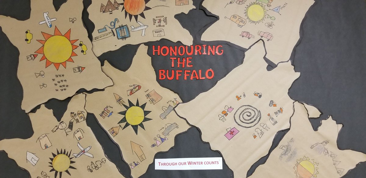KGoodon's tweet photo. Honouring the Buffalo @stpeter school today. What a learning experience for everyone. Students have learned so much about culture & most importantly forgiveness thu Grandfather Buffalo.#Reconciliation #wintercount @BillWeir08 @RCSD_No81 @RCSD_No81 @jwhitehouse15 https://t.co/o1IT3m4oay