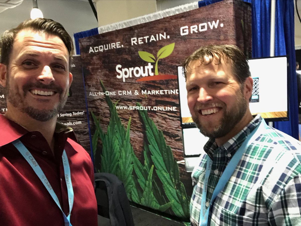SproutCannabis's tweet photo. Hanging with #Strimo at #CWCBExpo https://t.co/MPupkQ3SUn