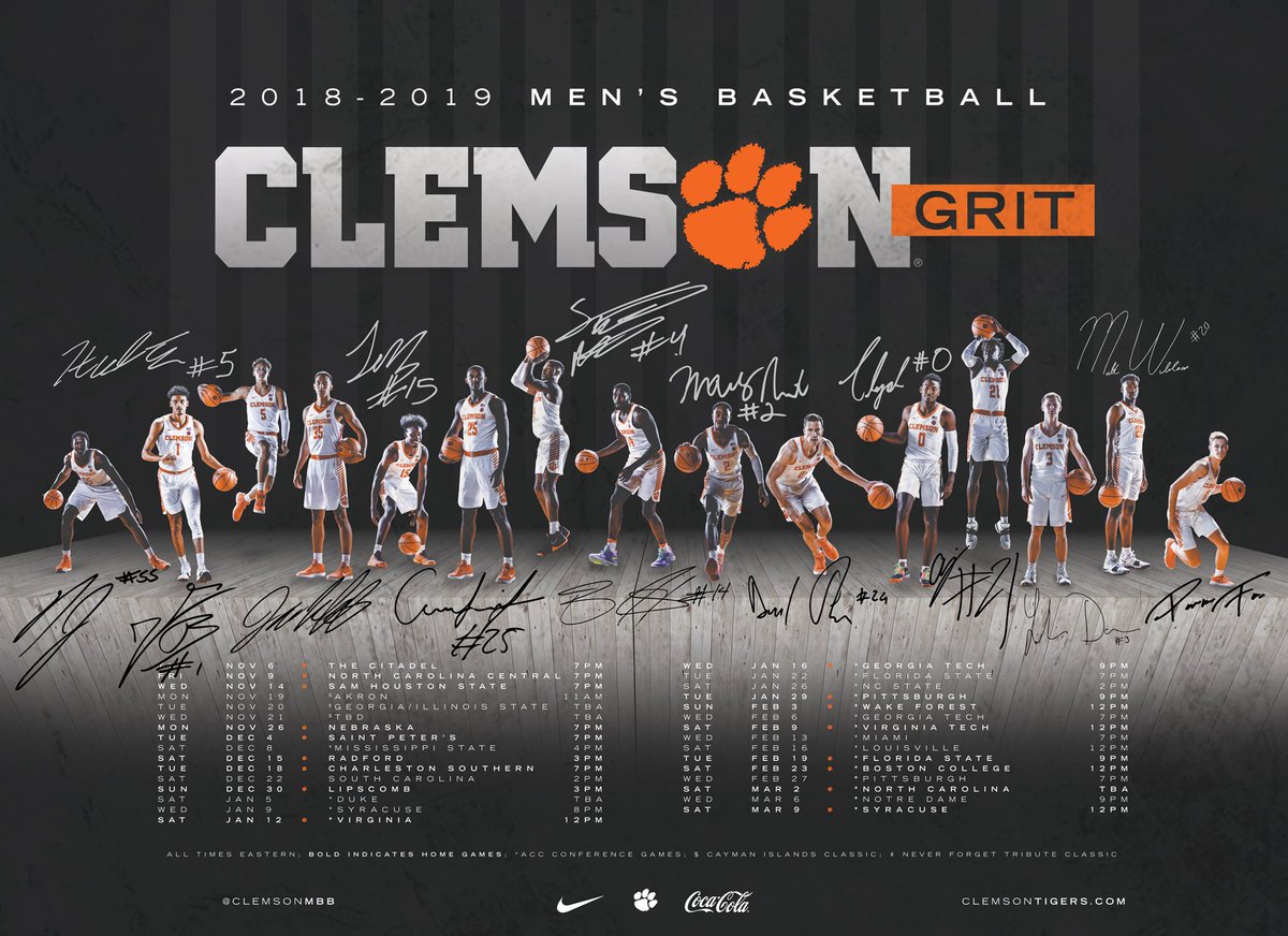 Clemson Basketball On Twitter Autograph Alert Meet