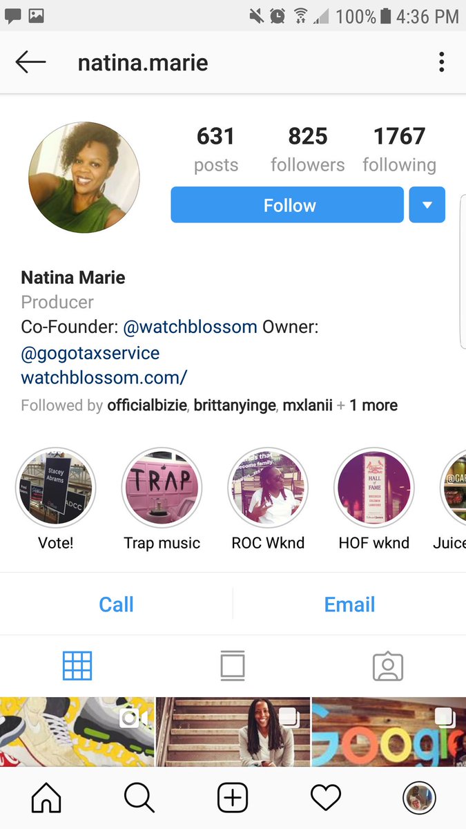 Natina MarieIG: Natina. MarieProducer Co-founder of Watch Blossom a subscription video content for women