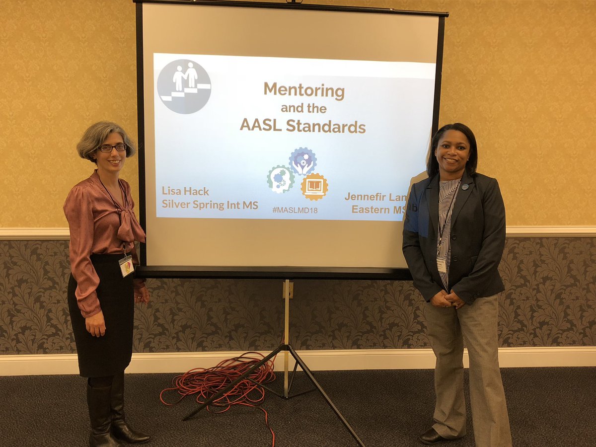 hvanpuymbroeck's tweet photo. These awesome @MCPSSLMP media specialists are #leadingbeyondthelibrary! We love the it and are so grateful for your passion! #maslmd18 https://t.co/C1jR0FfxtU