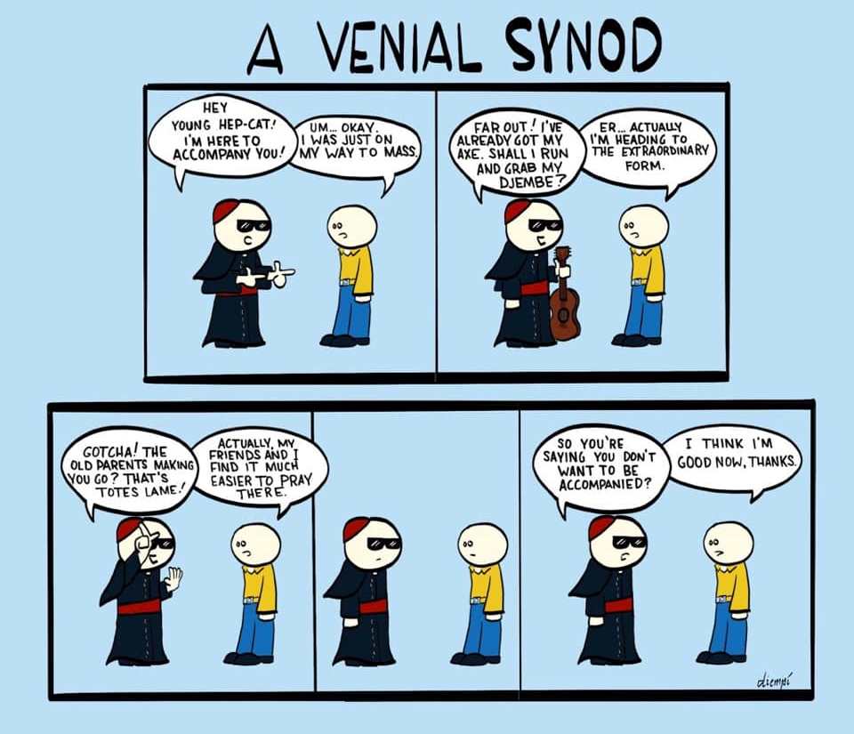 CatholicSat's tweet photo. #Synod2018 https://t.co/aC5m4RNjoo