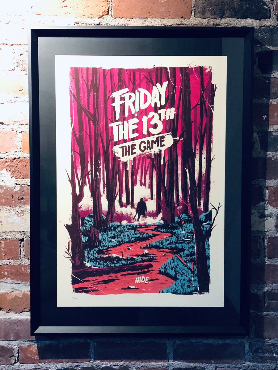 Friday13thGame's tweet image. We’re giving away a 18 x 28 print (not framed) of this amazing artwork. RT to enter, winner selected on 10/22!