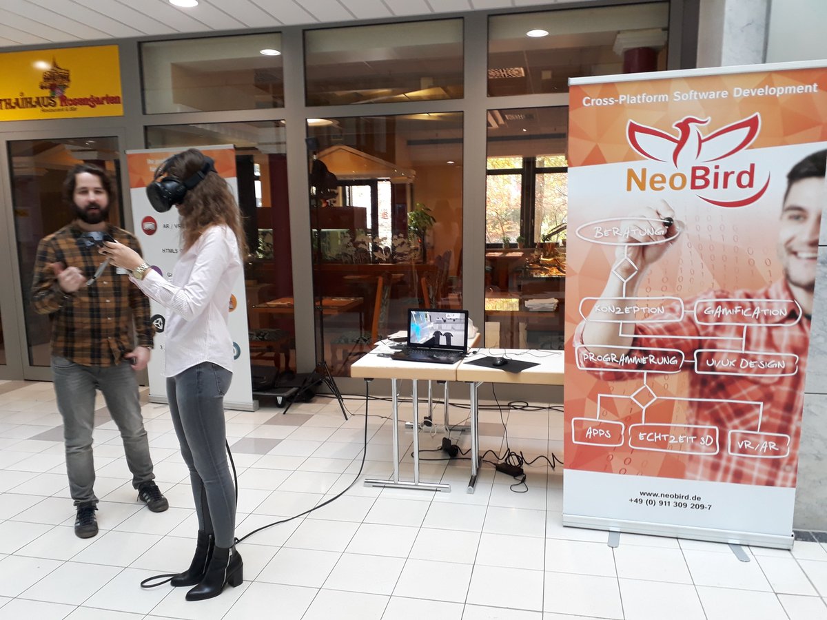 Factor_Six's tweet photo. Hier kann #VR #AR wachsen. Dank an @Wirtschaft_Nbg @IHK_Nuernberg  @NIKNBG für die gelungene Veranstaltung! #nuedigital https://t.co/wa05UxQNSf