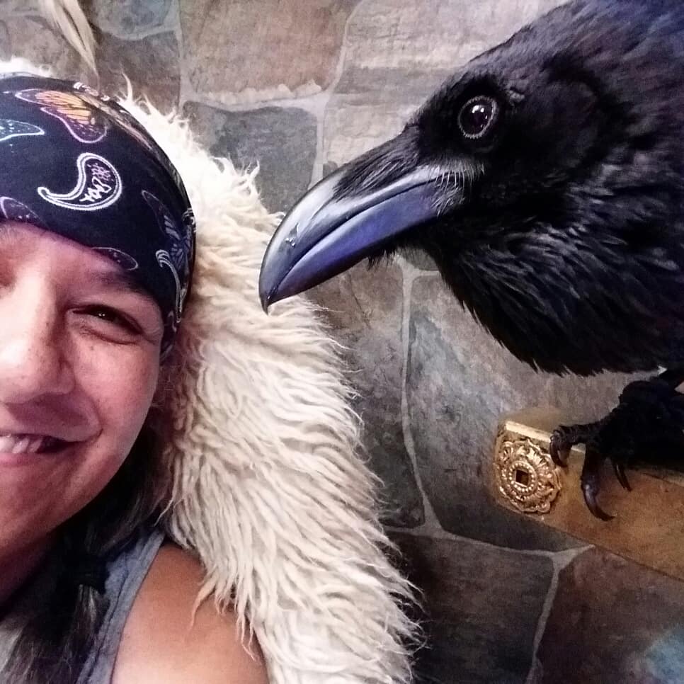 3d_glide's tweet photo. All ready for fullmoontattoo&amp;horrorfestival ! #fullmoontattoo #fullmoontattoo&amp;horrorfestival #ravenlovers #raven #cosplay # horror https://t.co/8JHQegInjt