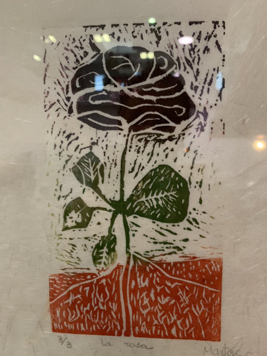 ArucaGomez's tweet photo. 🖼 Una estupenda exposición de grabados de #Martuchi que puedes disfrutar en @AsociacionAmi3 fruto de su trabajo en @TGrabado3C. Una indispensable visita!! 👇🏻#TresCantos Mi favorito “Las musarañas”, el suyo “El Toro” 😉 https://t.co/vfxYjoXcwf
