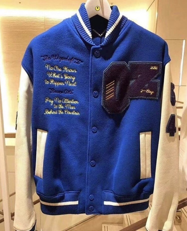 Louis Vuitton Wizard Of Oz Mens Varsity Jacket Ss19