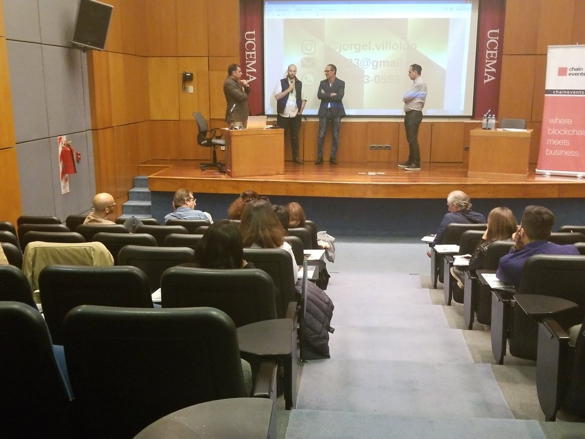 nicolassotelov's tweet photo. Ahora #QnA en #BusinessChainForum con @UCEMA_edu @bitexla @Zircon_Tech con el apoyo de @invest_BA moderado por @chaineventsio https://t.co/6lrASIyJgK