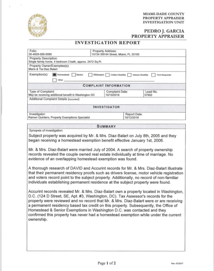 Marc caputo on twitter so rep mariodb did not commit homestead