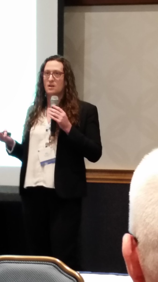 eringlamb's tweet image. Zil Goldstein starting off a panel on transgender health with attention to allllllll the missing data. #ASBH18
