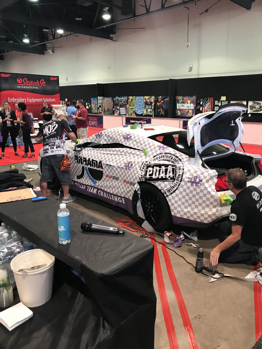 Ritrama Sponsors Day 2 - #PDAA Wrap Competition. Stop by booth #4118 and catch the rest of the competitors using RI-JET 50 Slide&amp;Tack #SGIAExpo #SGIA ow.ly/cL8j30miUKD