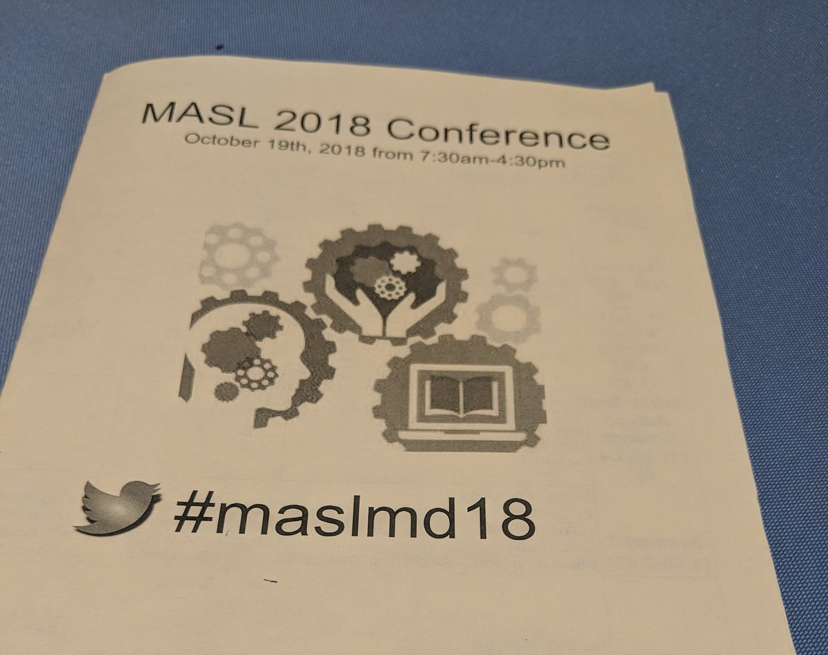 CloverlyESMedia's tweet photo. What an amazing day!!! My first #maslmd18 conference was so informative and enjoyable! Already excited for coming back next year! @MASLMD @MCPSSLMP https://t.co/ANvqu8hGZZ