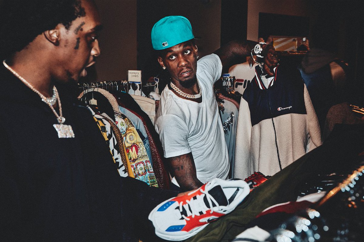 FinishLine's tweet photo. .@OffsetYRN Feelin’ The Drip.

https://t.co/CM56DKpRk2 https://t.co/fp7TIvxXgd