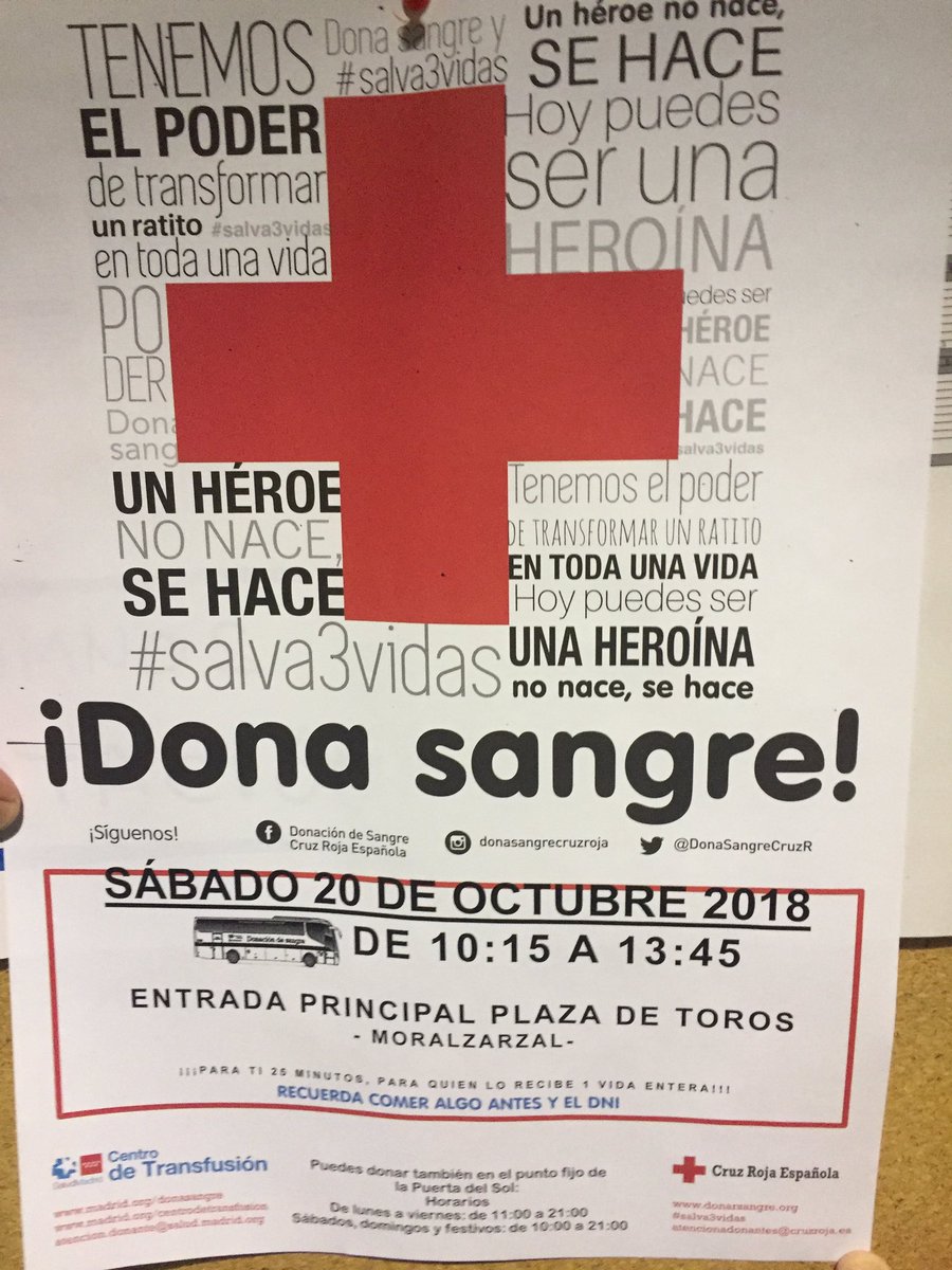 onmoralzarzal's tweet photo. 📣📣📣Hoy hemos reservado fuerzas en nuestro entreno para donar un poquito de nuestra sangre mañana en #Moralzarzal Ahí os esperamos a todos, y si te quedan fuerzas te invitamos a entrenar con @onmoralzarzal la semana que viene !!! 💪💪💪@DonanteSangreVE https://t.co/BdPB9iegqk