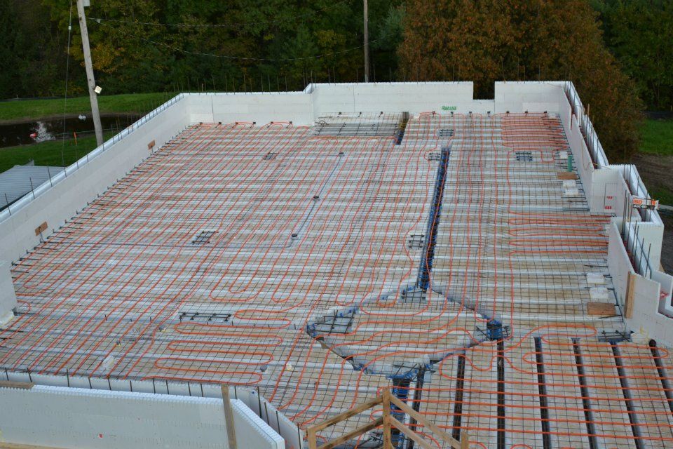 Icf Buildings Pa Twitter Do You Want An Insulated Suspended Slab With Radiant Floor Heating Cause That S How You Get An Insulated Suspended Slab With Radiant Floor Heating Learn More About Quad Lock