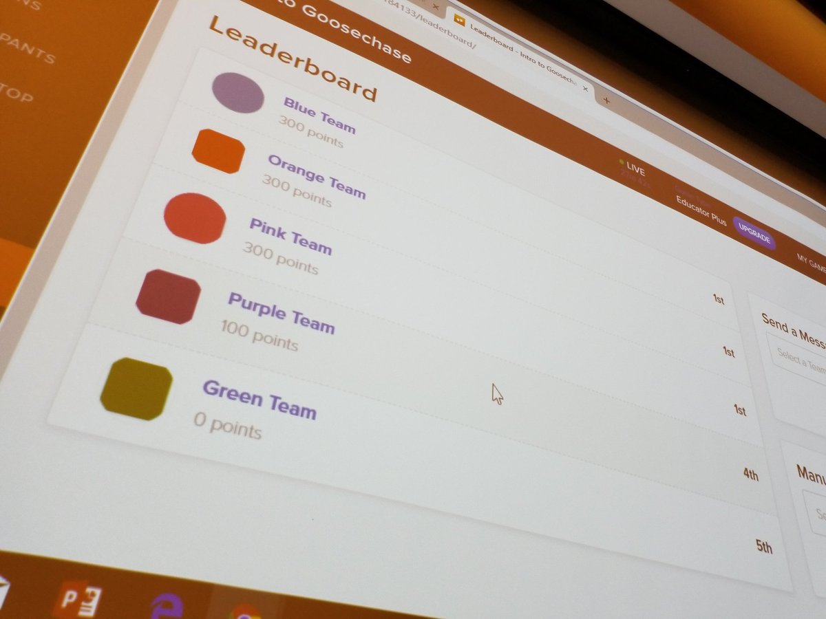 TransylvaniaSch's tweet image. Our beginning &amp;amp; mentoring teachers road-tested a new skill this week: curating #scavengerhunts with @GooseChaseEDU. Great stuff @vcuberoDLS @czandeckiDLC! @TCS_CTO #TCSTech #NCDLC @BrianIWeaver goosechase.com/edu/