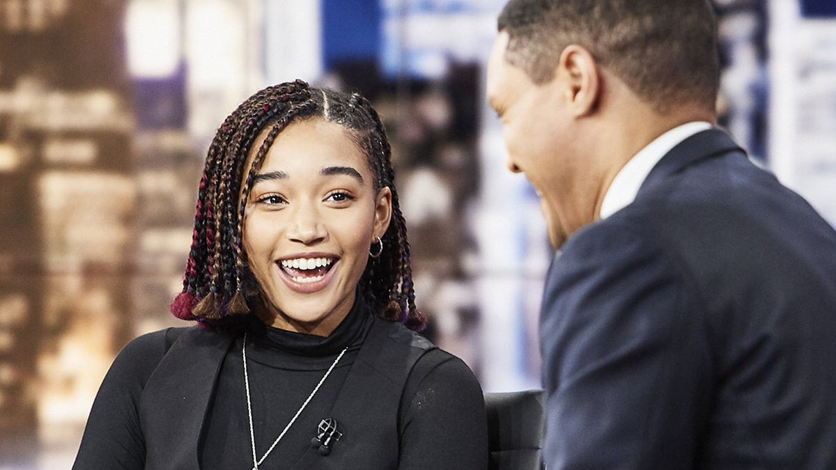 RT @TheDailyShow: .@amandlastenberg discusses police brutality and her new movie, “The Hate U Give.” https://t.co/V8YyHkkdCt