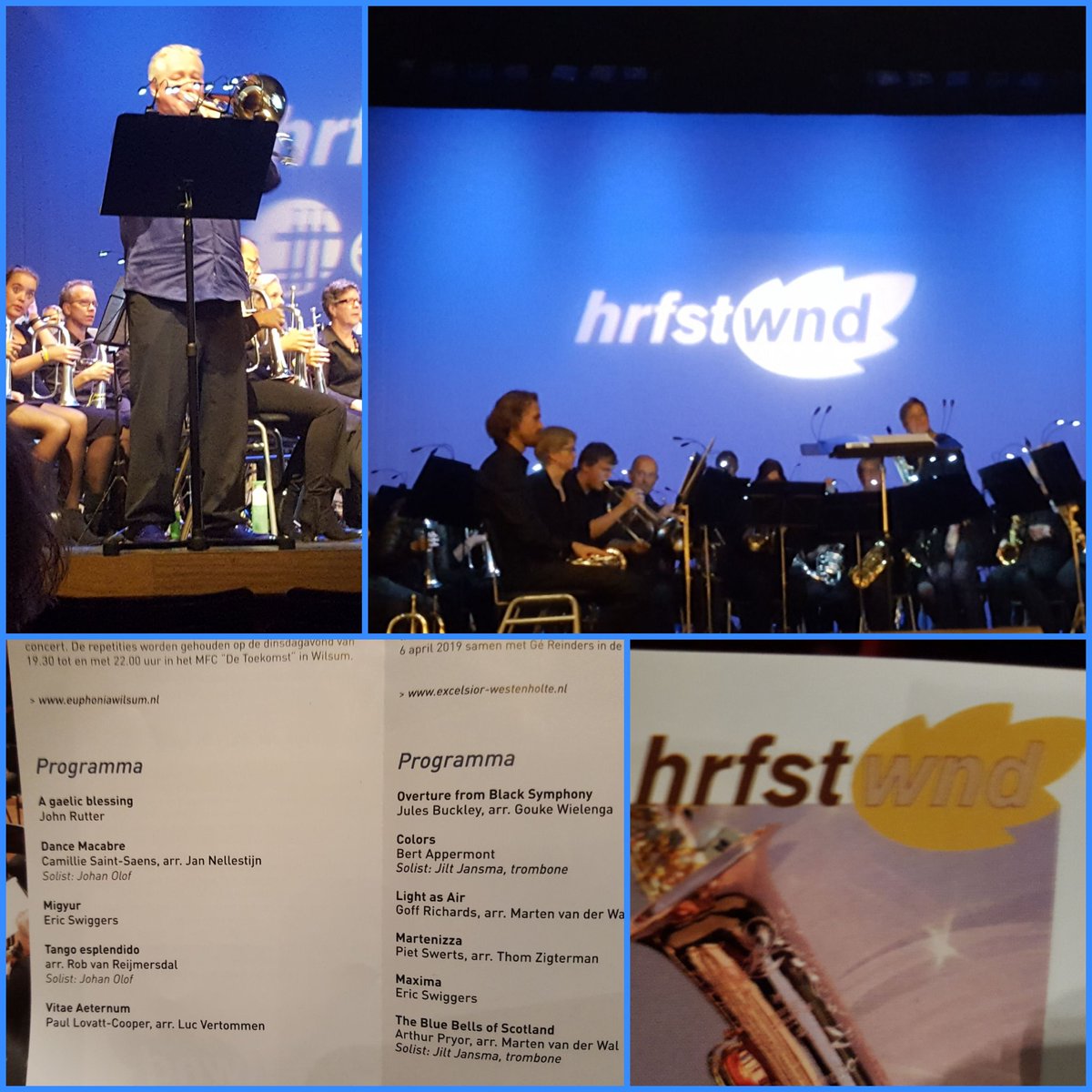 JacolienvdW's tweet photo. Prachtig concert HRFSTWND van beide buren 's-Heerenbroek @euphoniawilsum &amp; @ExcelsiorZwolle. Laatstgenoemde zelfs ooit opgericht in ons dorp https://t.co/f35pGuRkAZ