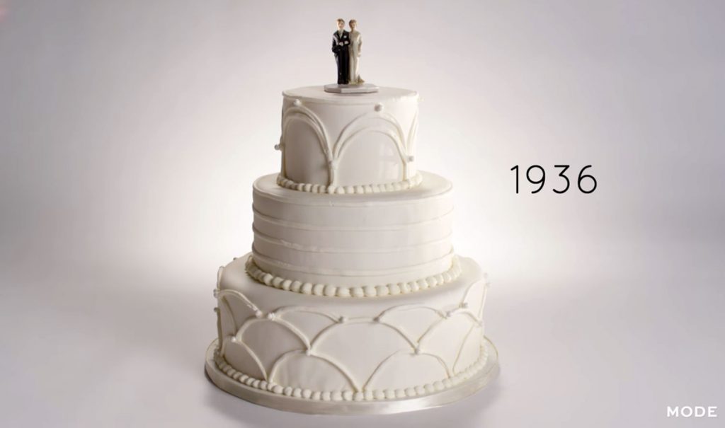 Watch 100 Years Of Wedding Cake Trends In Less Than Three Minutes buzzfeed.com/terripous/one-… via @tepous