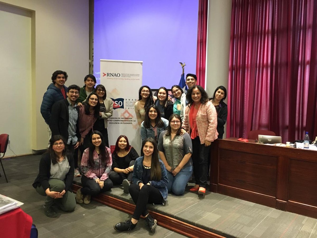 Nueva estrategia de sostenibilidad del uso de la evidencia y programa de GBP RNAO en la academia BPSO Host Leader Académico Universidad de Chile,creación de red Champion estudiantes Chile,primer encuentro estudiantes U.Chile y U.Autonoma Chile-Talca