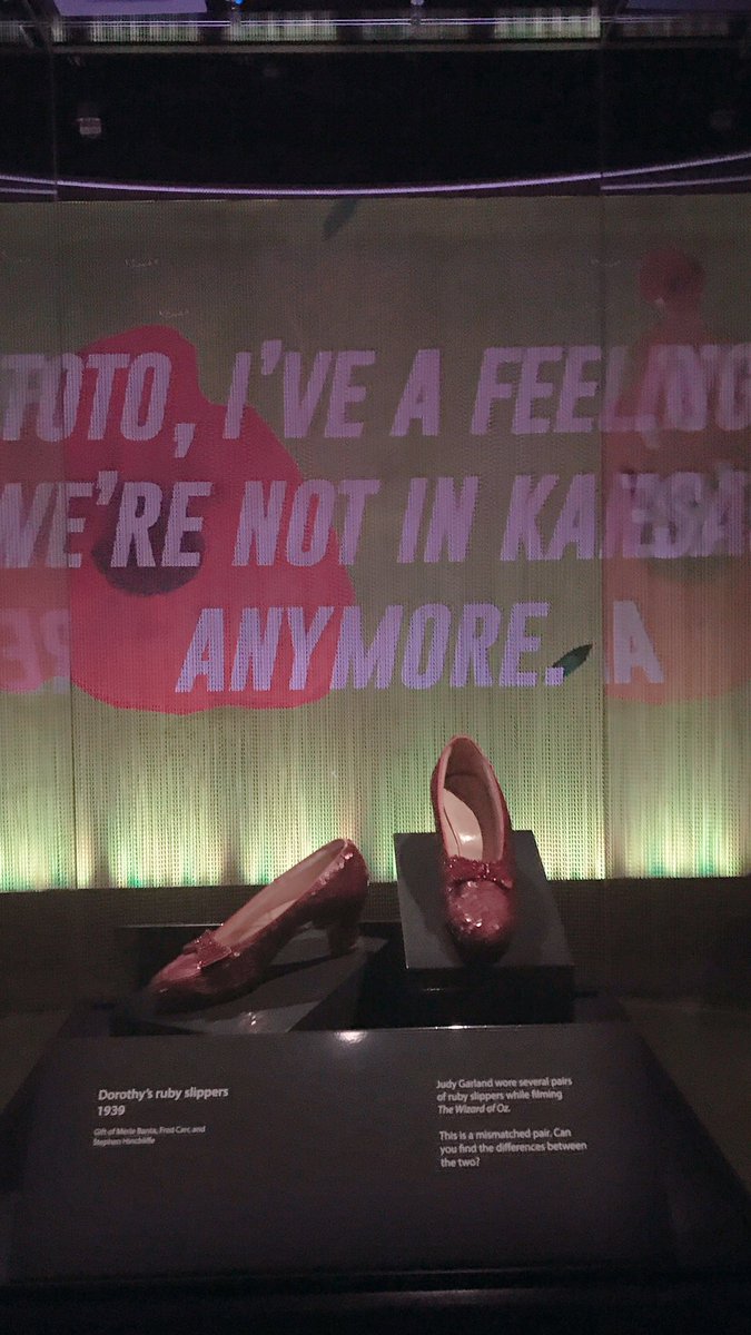 CalebGraham's tweet photo. @amhistorymuseum So happy to have been there today! So much fun and excitement for the return of the #RubySlippers! #KeepThemRuby https://t.co/SlmYTwja71