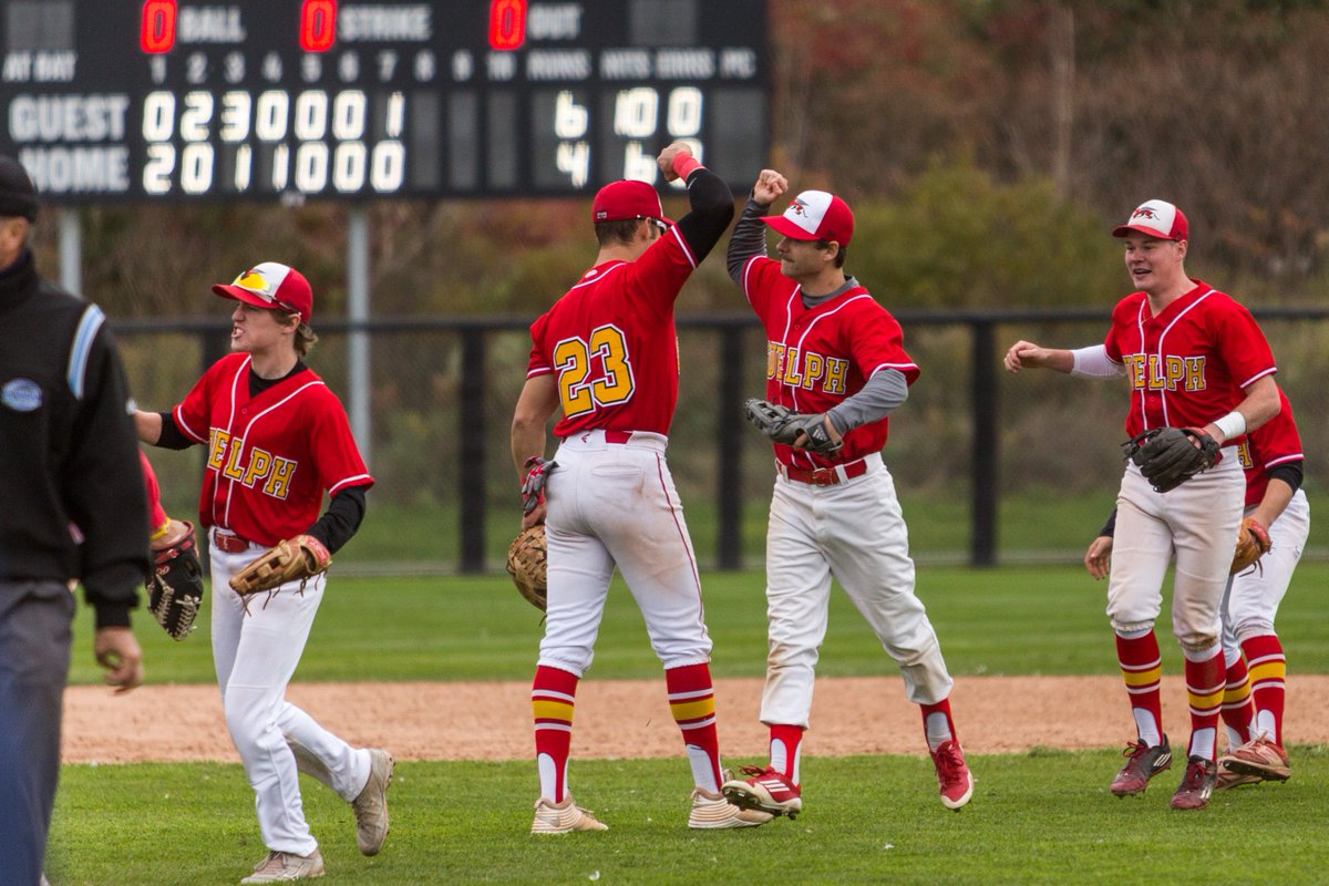 guelph_gryphons's tweet photo. ⚾️BASEBALL RECAP: Gryphons are off the OUA Semi-finals after wins over @queensgaels &amp; @WLUAthletics today at the OUA Championships in Ajax! Gryphs will wrap up pool play tmrw (9am) vs Ryerson - but have locked up 1st in Pool A. #GryphonPride ➡️https://t.co/TQSujQvtQK https://t.co/Q9CLJDdmo7