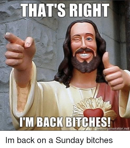 MessiahProblems's tweet image. Welcome back bitches. #Homecoming #messiahproblems