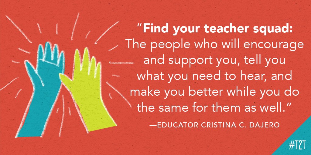teacher2teacher's tweet photo. Does this description from educator @CristinaDajero remind you of anyone? Tag them here! https://t.co/y4fYXxhUDm