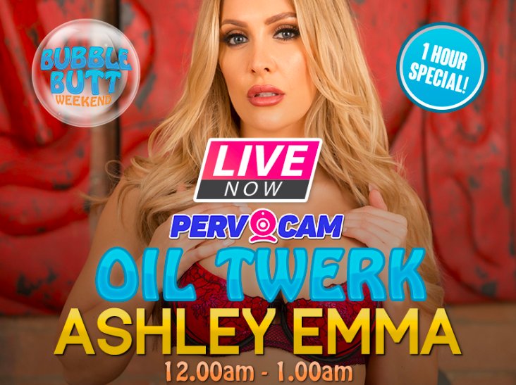 Watch @AshleyEmmax twerk it tonight! 🍑💦

She's live right here: https://t.co/MKGMvT5VsB https://t.co/AYuu1bFzTp