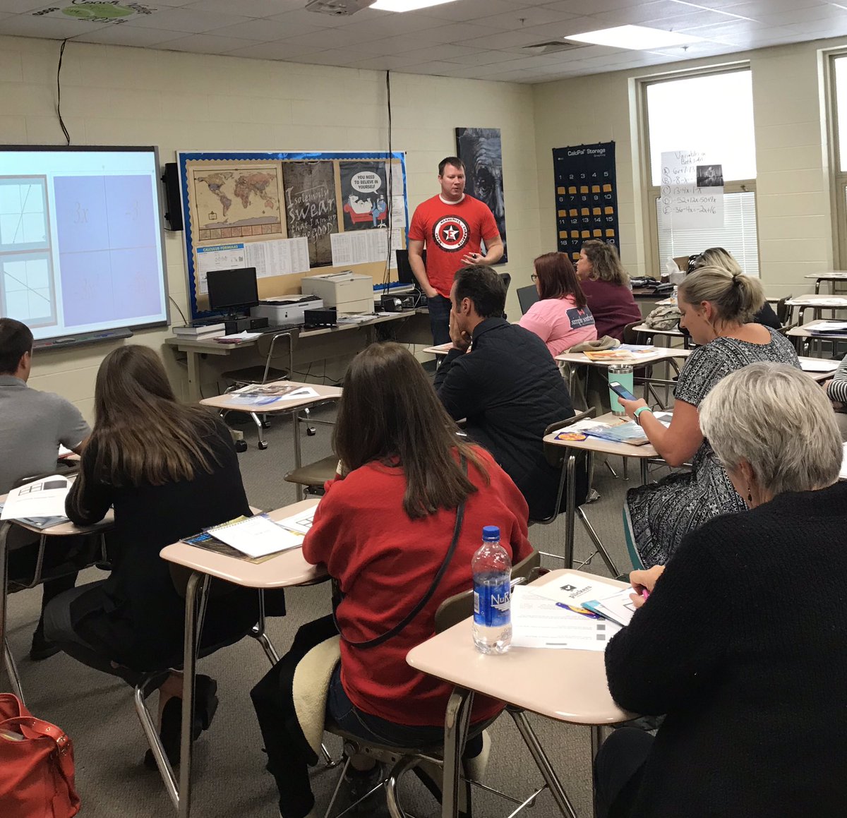 BCESCbrown's tweet photo. We spent the morning sharing teaching strategies across 6 districts! #learningtogether2018 https://t.co/w0ujOViPAd