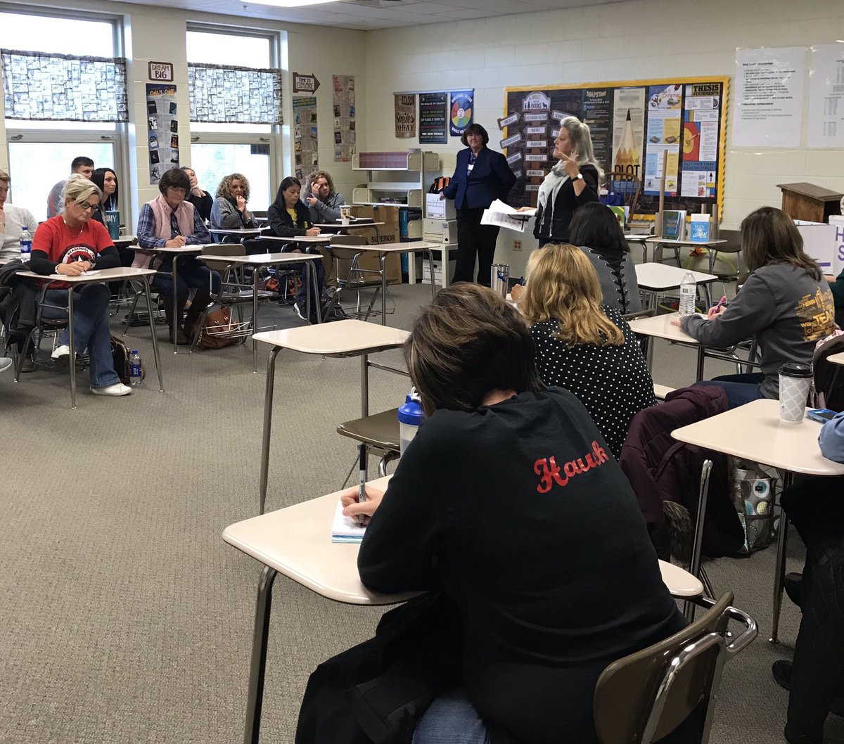 BCESCbrown's tweet photo. We spent the morning sharing teaching strategies across 6 districts! #learningtogether2018 https://t.co/w0ujOViPAd