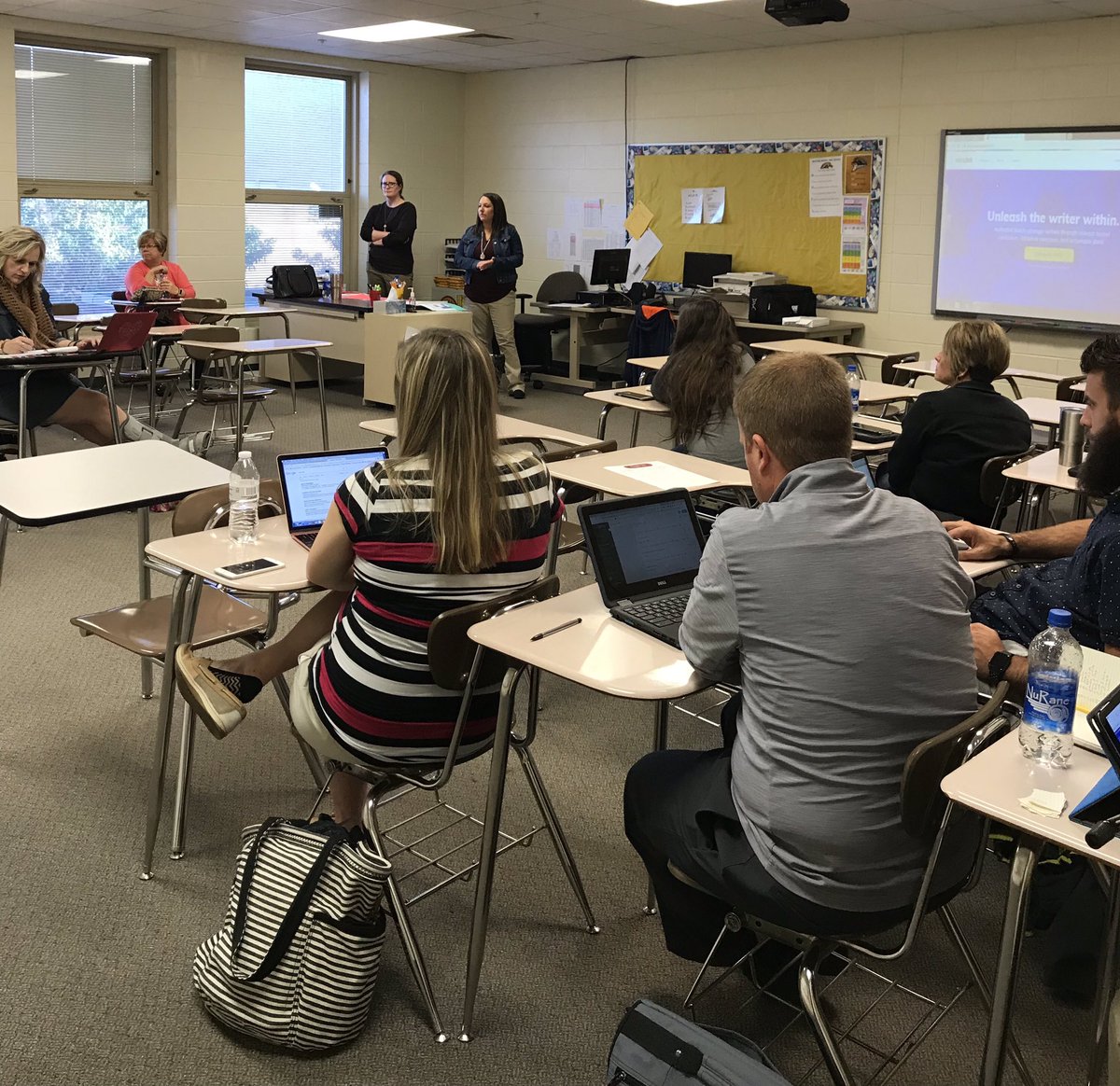 BCESCbrown's tweet photo. We spent the morning sharing teaching strategies across 6 districts! #learningtogether2018 https://t.co/w0ujOViPAd