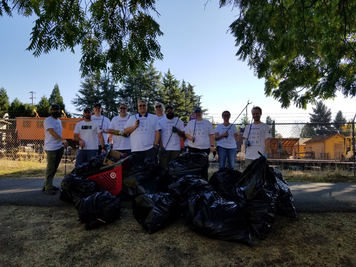 I'm super proud of my team. Only took a couple of hours, but they were able to pull a couple hundred pounds of trash off the streets of our community. Thank you for walking the walk!