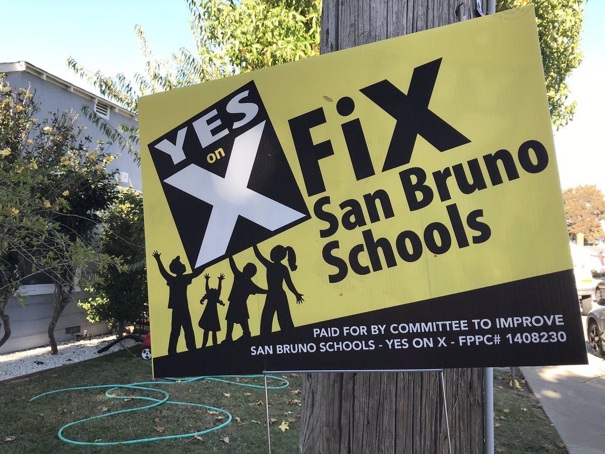 Got my #YesonX sign! #sanbruno