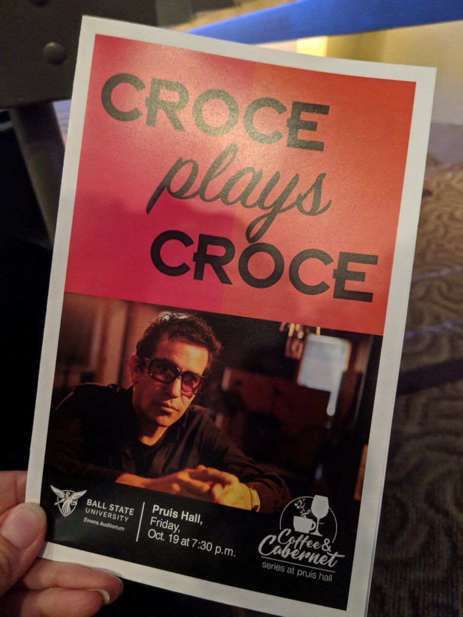Took myself on a date! #croceplayscroce #ajcroce #coffeeandcabernet