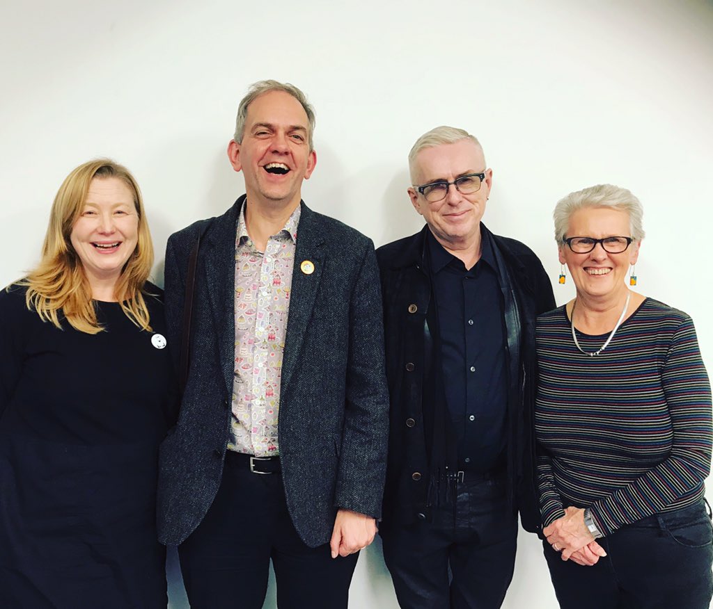 Fabulous evening listening to the letters of Edna Welthorpe (Mrs) Read so brilliantly by Leonie Orton  <a href="/chris__shepherd/">chris shepherd @thechrisshepherd.bsky.social</a> &amp; <a href="/TheHollyJohnson/">Holly Johnson</a> . Thank you Dr Emma Parker for arranging this wonderful event <a href="/PostalMuseum/">Postal Museum</a>