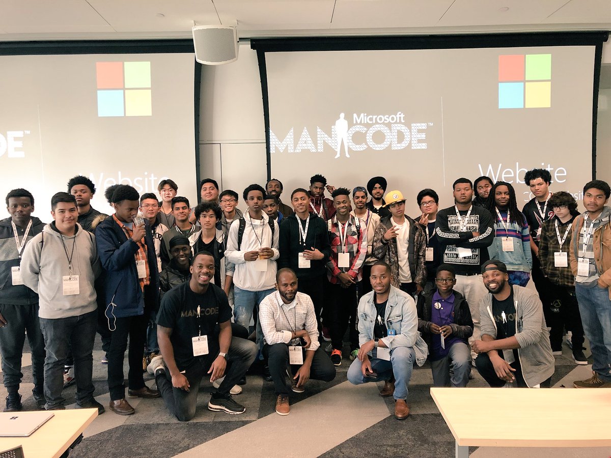 Afrotechnician's tweet image. Today I truly felt like I was in my element talking to those kids.  One for the books! #Microsoft #Mancode