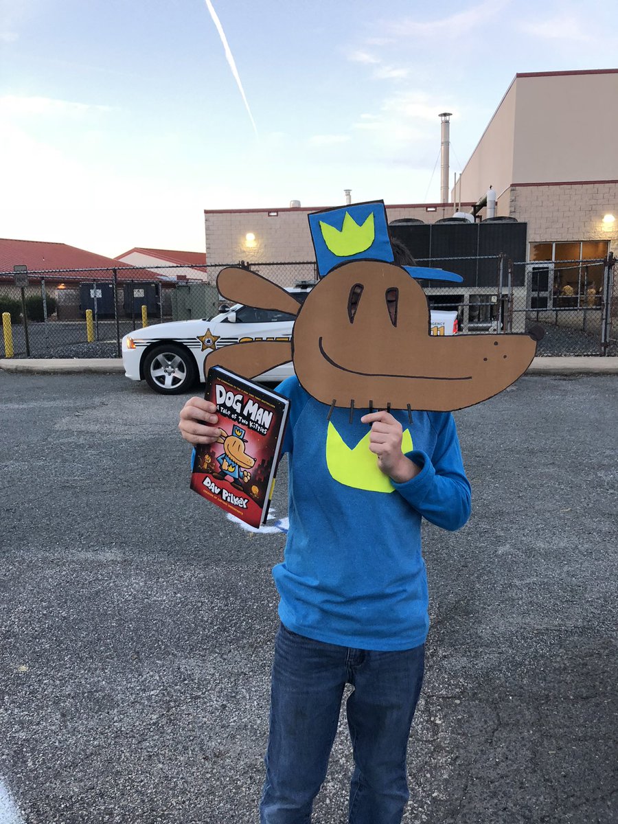HerrinMrs's tweet photo. One of my sweet babies came as Dogman to the Monster Mash @FairviewES_NC https://t.co/IxOC3B9pmv