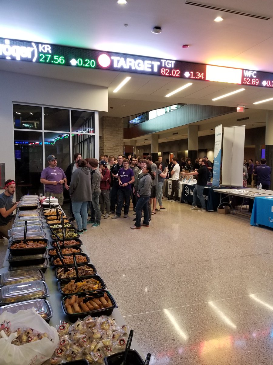 weeserj13's tweet image. First dinner of #hackkstate